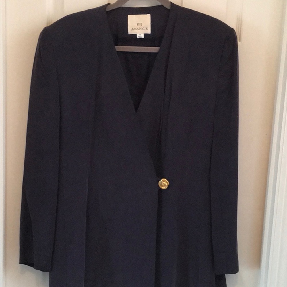 Silk business suit